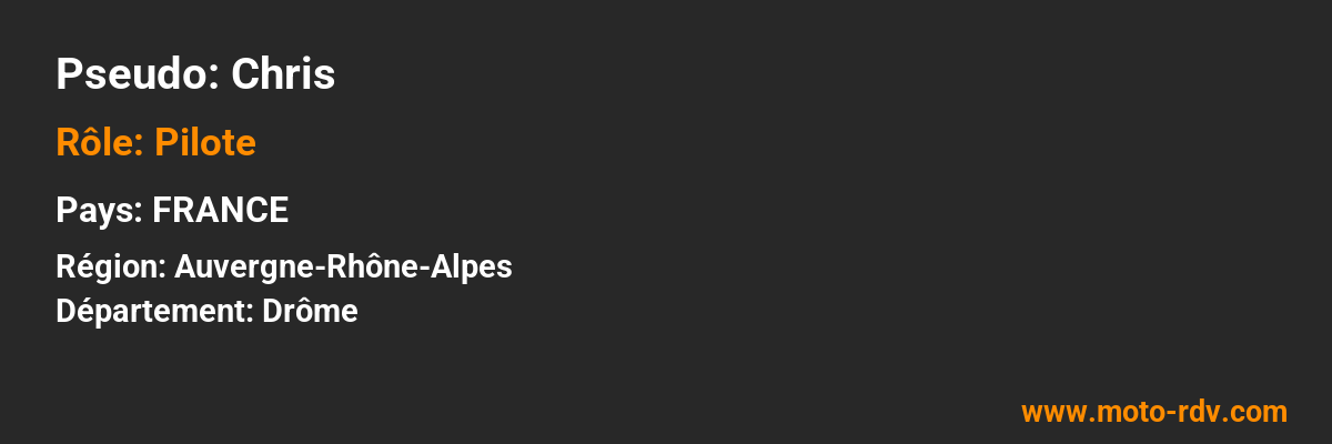 Bannière de profil