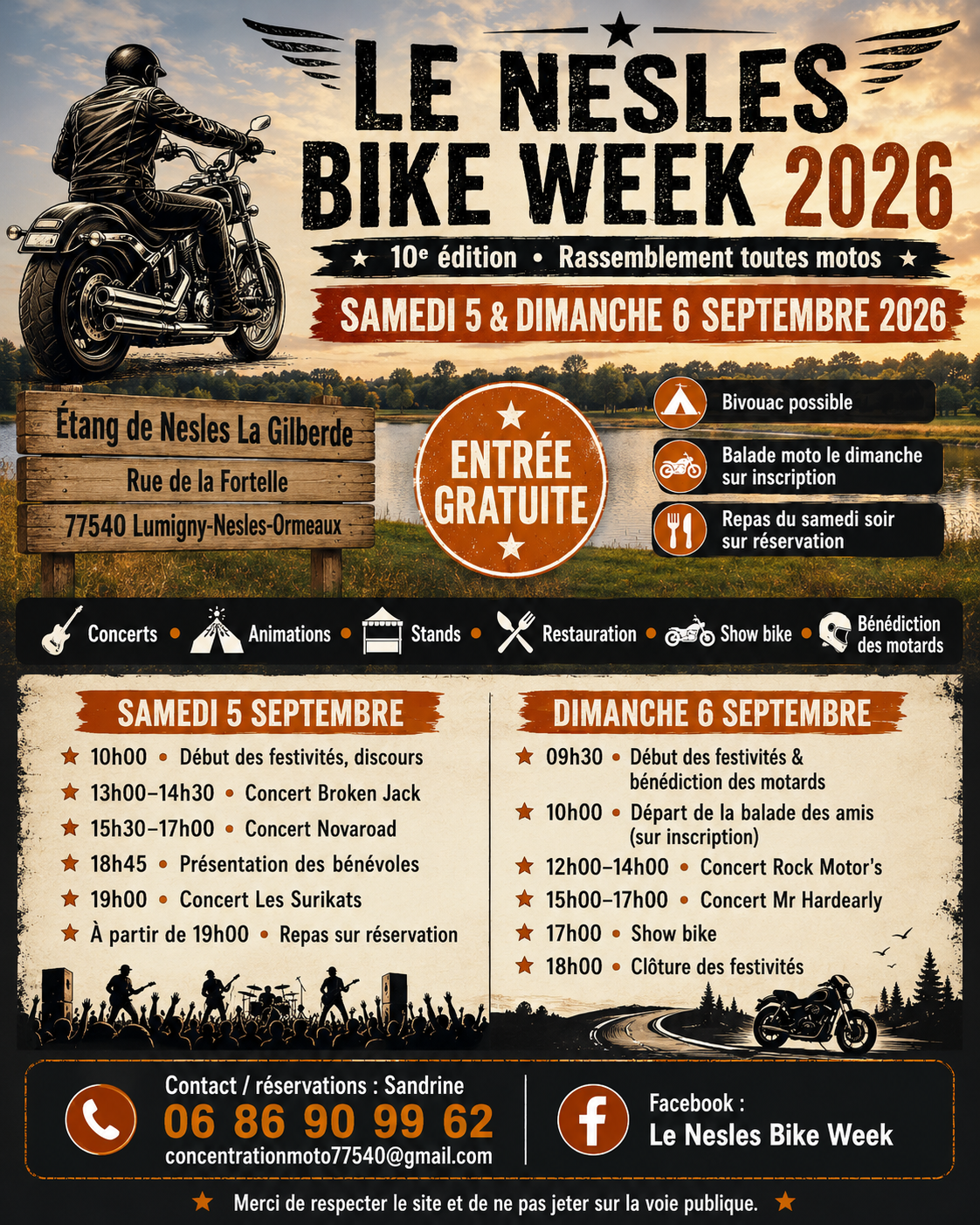Événement Le Nesles Bike Week 2026 – 10ᵉ édition