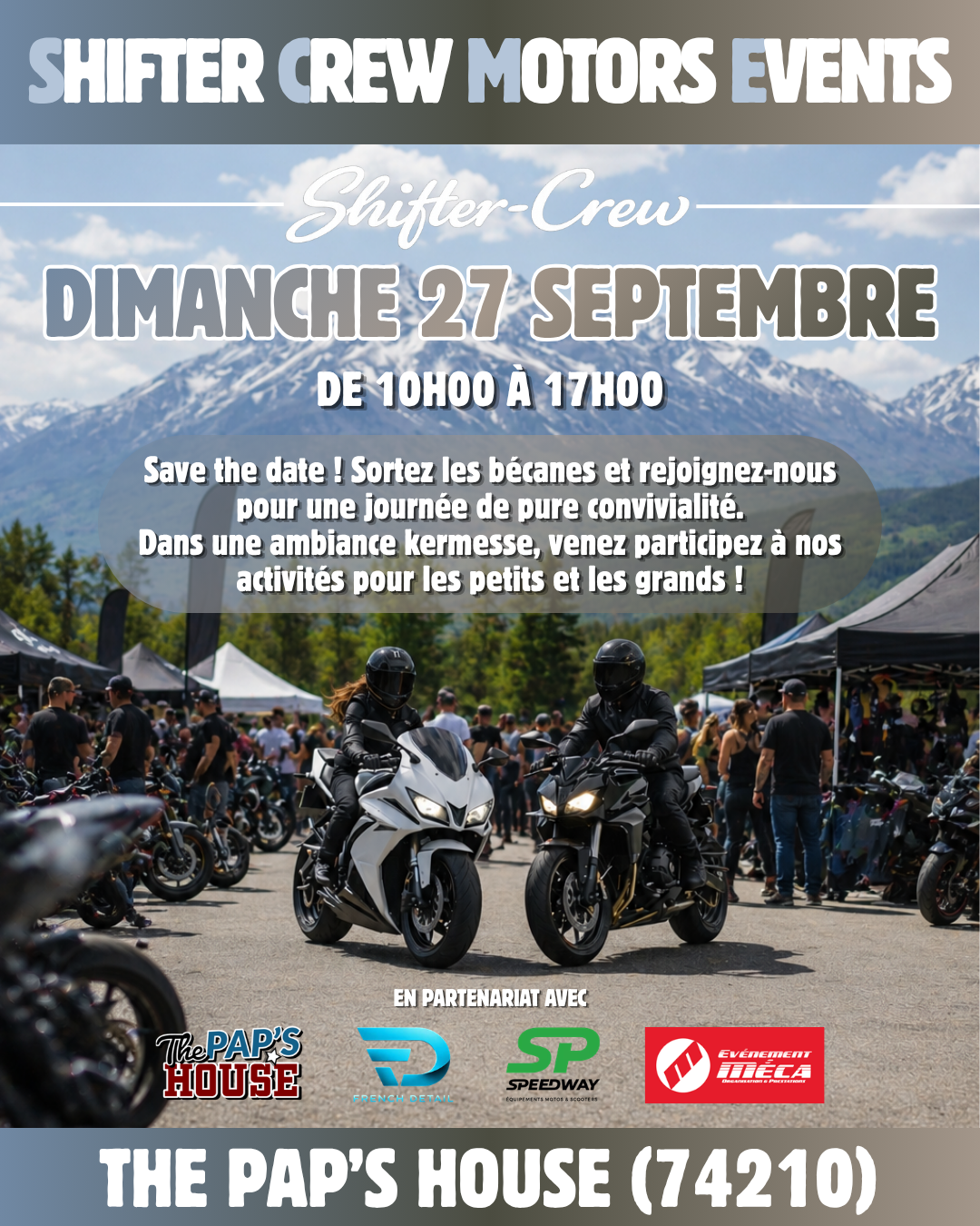 Événement SHIFTER CREW MOTORS EVENTS #2